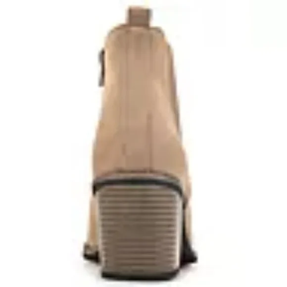COPY - White Mountain Ladies Ankle Boots - Size 7 - Tan - Brand New - Picture 4 of 5